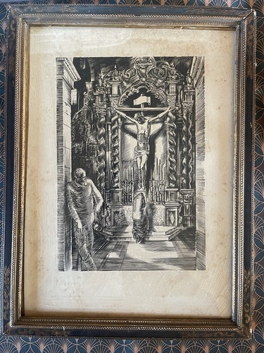 Anonyme gravure religieuse - anonyme,