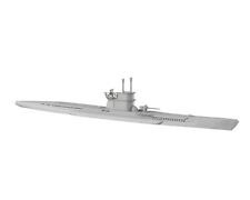 GERMAN U-BOOT U BOAT waterline - 3D PRINT Wargame Terrain Bolt Action WWII01