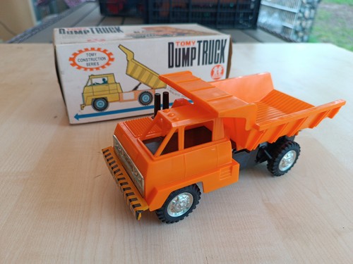 Ancien jouet camion tomy dump - ancien,