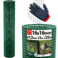 Grille de jardin soudée verte