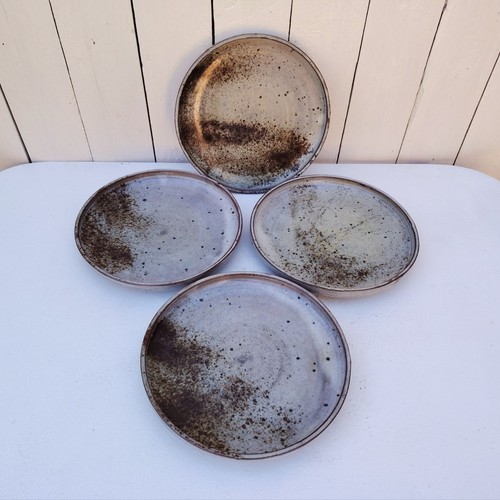 Assiettes plates céramique - 4, plates,céramique