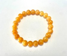 Bracelet Calcédoine Orange -