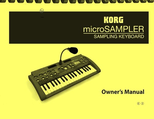 Korg microsampler sampling - microsampler,