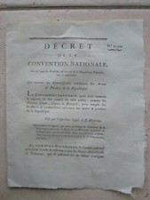 Décret 1794 : DUPIN, CAPON