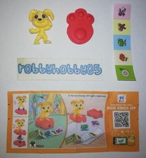 DV219 Lapin + BPZ KINDER SURPRISE ITALIE 2019/2020 Animaux Avec Autocollants