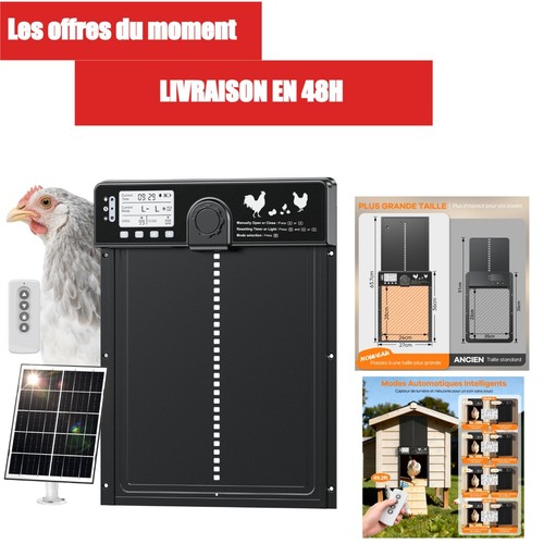 Porte poulailler automatique - porte,