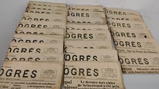 " Le Progrès " Lot D ’Anciens Journaux Juin 1942