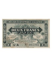 Algérie 2 Francs - 31-01-1944