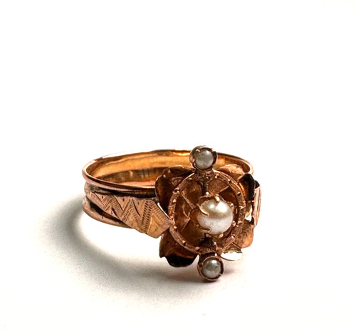 Bague antique italienne fin - bague,