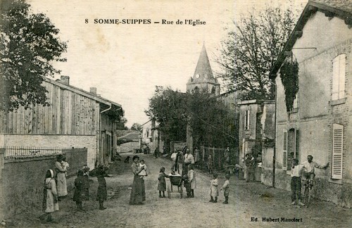 Carte somme suippes - carte, de