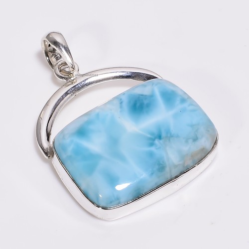 Larimar gemstone pendant - larimar,