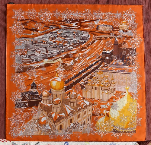 Hermès paris carré 100 soie - hermès,