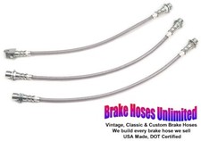 Inoxydable Durite de Frein Set International Scout II ,Avec 2 " Lift - 1971 1972