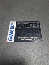 Notice Game Boy :  TETRIS / FAH - 1