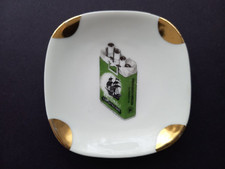 Cendrier Publicitaire  / Cigarettes NAZIONALI / Porcelaine de Limoges 