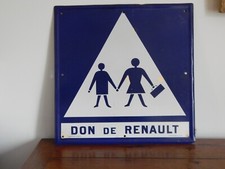 ANCIENNE PLAQUE émaillée