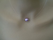 Collier Mauve/Violet perle