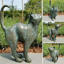 Jolie Statue de chat, décoration de jardin de maison, Sculpture d'extérieur, cad