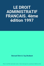 LE DROIT ADMINISTRATIF