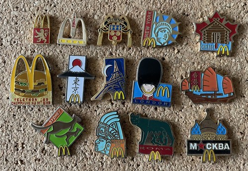 Lot pin mcdonald fast - pin's, mcdonald’s,