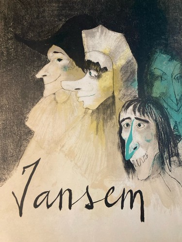 Lithographie jean jansem - lithographie,