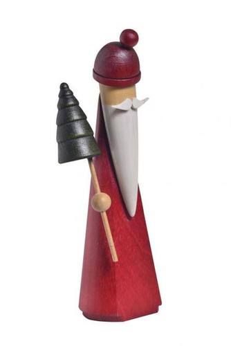 Figurine bois père - en, noël