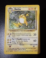 Carte Pokémon : Raichu 14/102 Set de Base Edition 2 Wizards Français