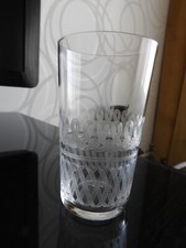 ANCIEN VERRE a VIN ROUGE GOBELET CRISTAL DE BACCARAT ST LOUIS  GRAVURE  Ht 9,8