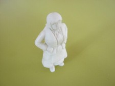 FIGURINE TINTIN BELGE BLANCHE PLATRE NON PEINT TBE