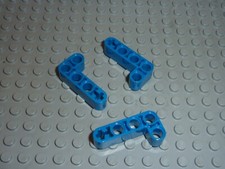 3 LEGO TECHNIC blue liftarm