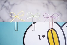 Journal Planner Book Pom Pom Glass Ball Confetti Suede Bow Paper Clip Bookmark