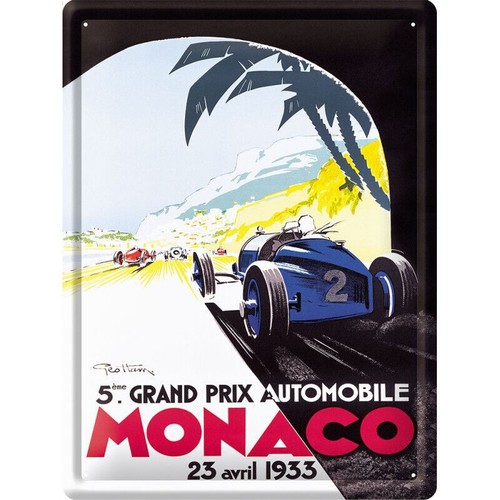 Grande plaque métal - , vintage