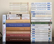 Lot de 34 livres Romans de