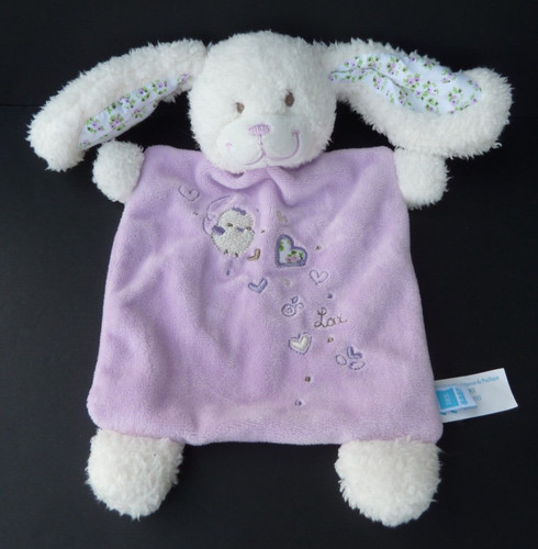 Doudou plat tex baby - *., lapin