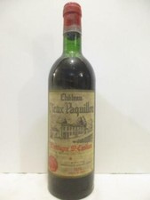  montagne saint-émilion château vieux paquillon Rouge 1979 - bordeaux