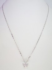 Collier Femme or Blanc Étoile