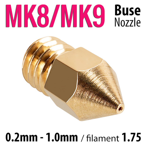 Buse mk8 mk9 filament 75mm - mk9,