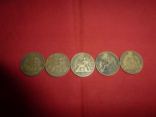 Serie pieces francs - 5,