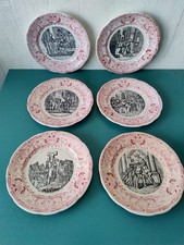 Lot De 6 ASSIETTES Parlantes