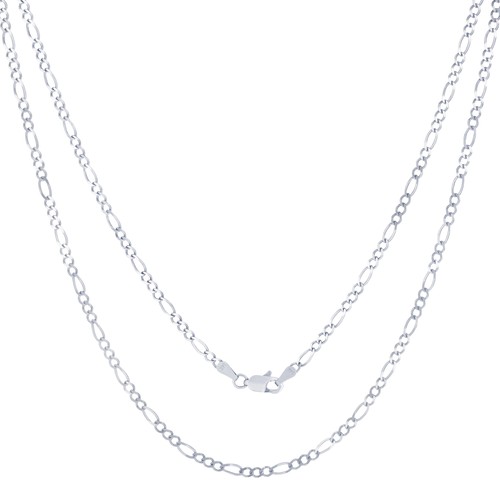 Collier chaîne figaro - figaro, en
