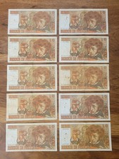France Lot De 10 Billets De 10