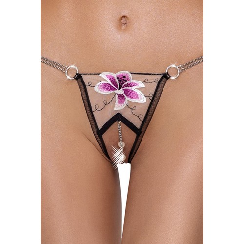String ouvert avec fleur