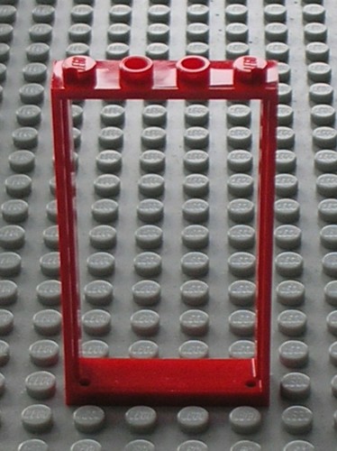 Porte rouge lego red - red, door