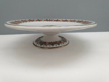 PRESENTOIR A GATEAUX  VINTAGE  EN FAIENCE ANGLAISE