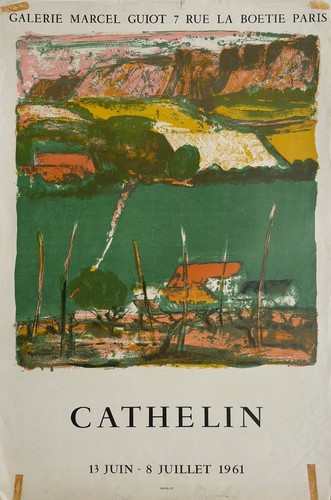 Cathelin poster affiche - cathelin,