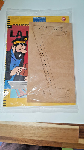 Tintin construire licorne - tintin,