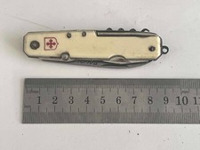 ANCIEN COUTEAU PLIANT MULTIFONCTIONS COUTEAU SUISSE FACOSA 5 ACCESSOIRES