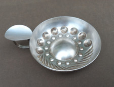 Tastevin CHRISTOFLE FRANCE Métal argenté 1935 Poinçon OC Cavalier