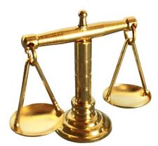 Balance À Peser Ancienne En Or Pour Poupées Avec Poids Accessoire De Magasin