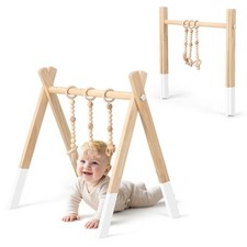 Portique D’eveil pour Bébé de +3 Mois avec Jouets Centre D'activité Pliable For